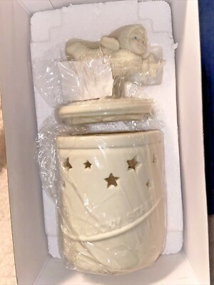 Snowbabies Candle Jar ''Count Your Lucky Stars'' Department 56 #69129 Mint in Box