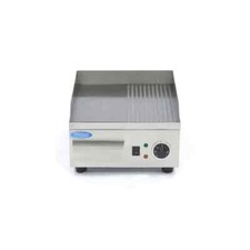 Gastro Grillplatte Halb Gerillt - 36 cm Brattplatte hamburger grillplatte
