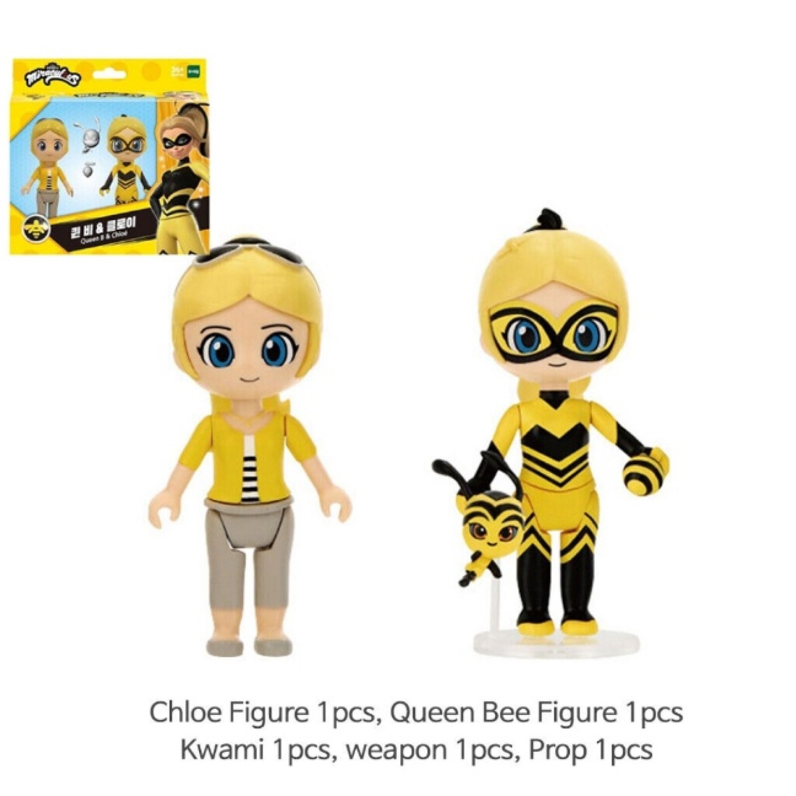 Miraculous Ladybug Character Figure Doll Cat Noir Rena Rouge QueenBee
