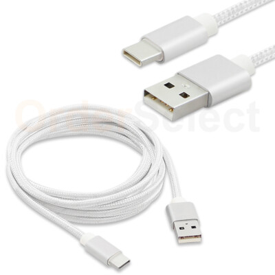 USB Type C 10' Braided Cable for Samsung Galaxy S10 S10+ S10e Plus Note 10 10+
