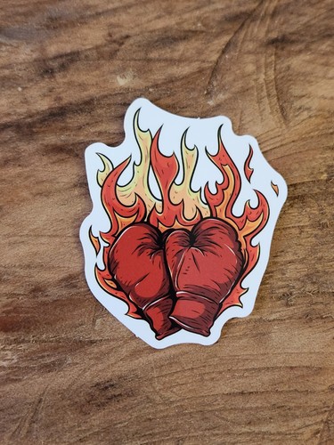 š„BOXING Sticker Fighting Laptop Sticker Chromebook Heavy Weight Boxing Gloves