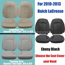 For Buick Lacrosse 2010-2013 Driver Passenger Bottom-top Leather Seat Cover