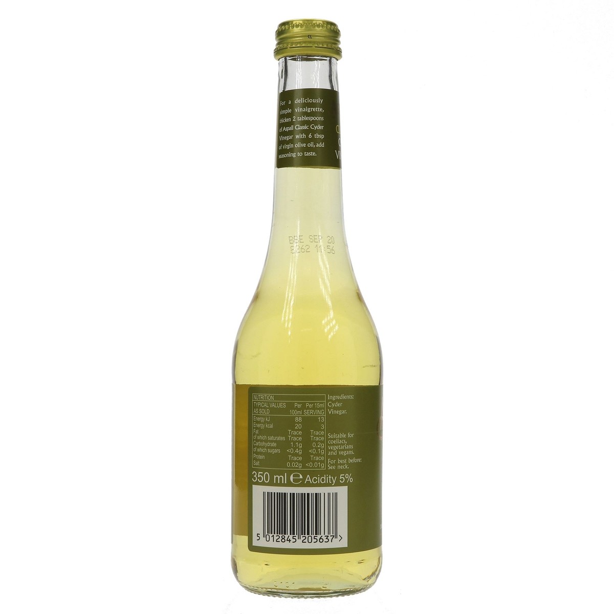 Raw Organic Unfiltered Apple Cyder Vinegar - 5L - Aspall | Whole Food - View #7