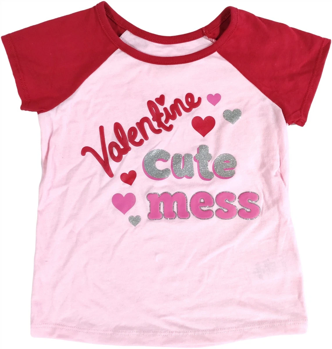Little girl valentine shirts sales