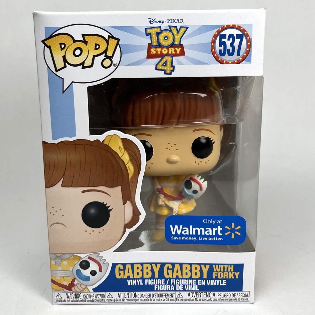 Funko Pop! Gabby Gabby w/ Forky #537 Walmart Exclusive Toy Story