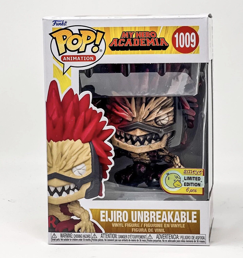 Smeye Red Riot Eijiro Funko Pop! LE 6 My Hero Academia GITD Custom By ...