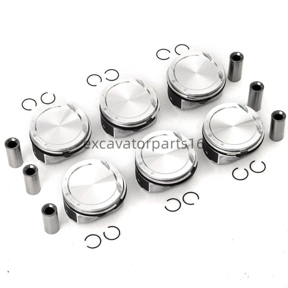 6Pcs Pistons Rings Set STD 30750274 For Volvo S80 V70 XC60 XC70 XC90 3.2L B6324S - Image 3 of 4
