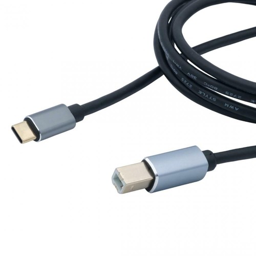 USB C to USB 2.0 B Type Midi Interface & Printer Data Cable 1m - Picture 3 of 12
