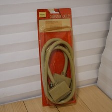 NOS Packaged Vintage 6 foot SCSI Cable - Centronics 50 Male to Male C-27DS