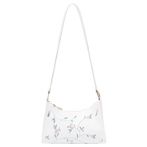 Damen Schultertasche Spitze Blumen Handtasche Hobo Bag weiches PU Leder Mädchen Handtasche - Bild 24 von 38