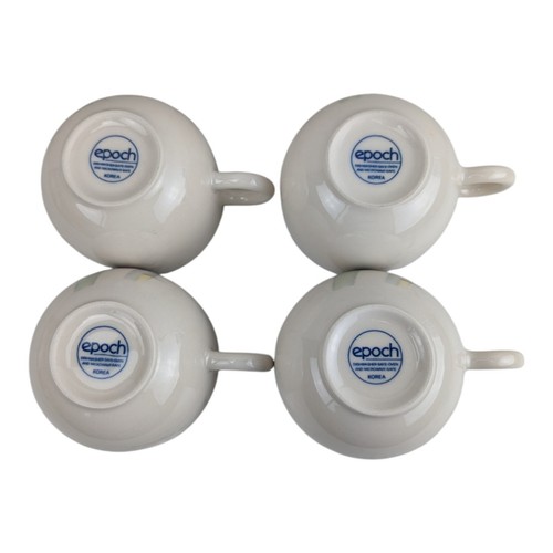 Set Of 4 Soho By Epoch Tea Cups EUC - Picture 4 of 13