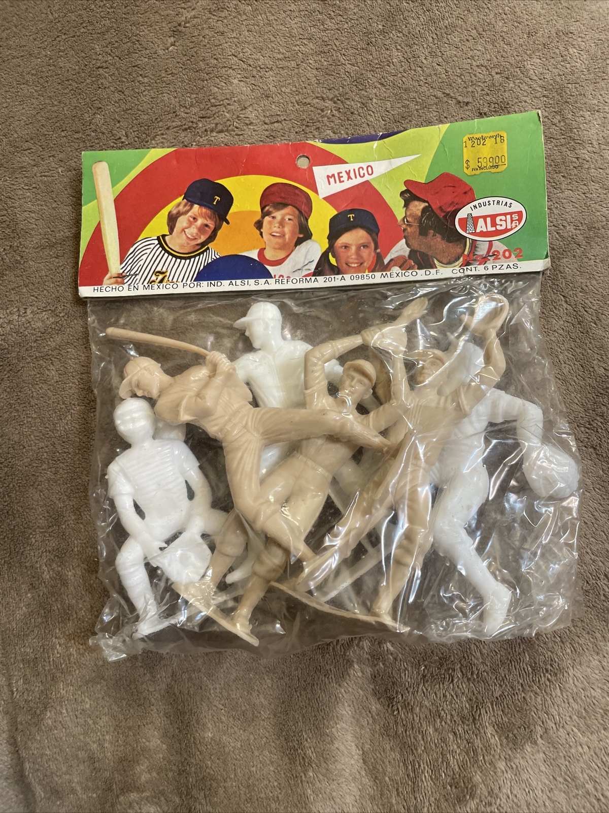 Alsi 6 Inch Plastic Baseball Figures Mexican Vintage Toy Nib eBay