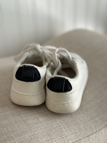 Zara Baby Toddler Leather Shoes Size 22 US 6.5 White - Picture 4 of 4