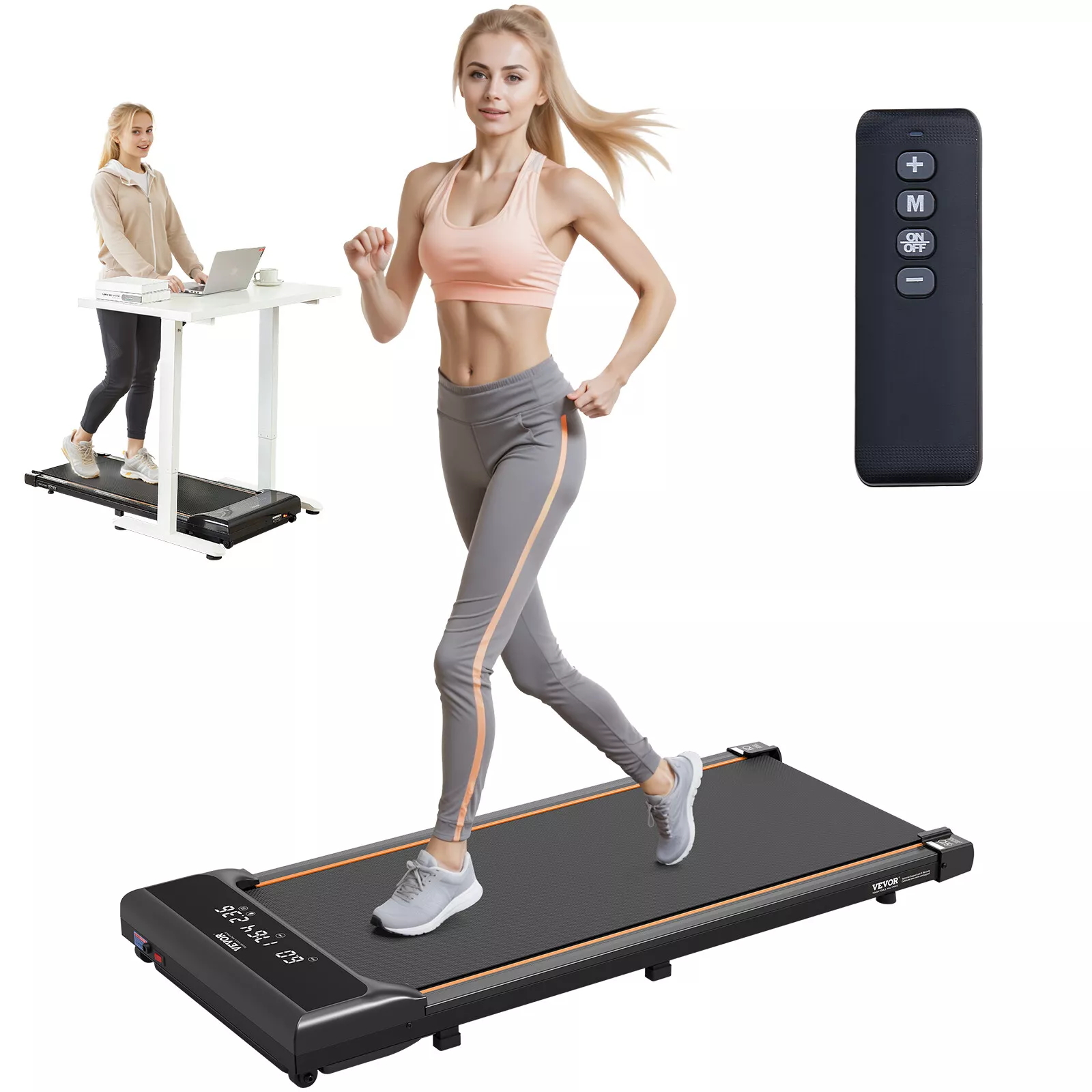 Walking pad,remote control,0.6-7.6MPH