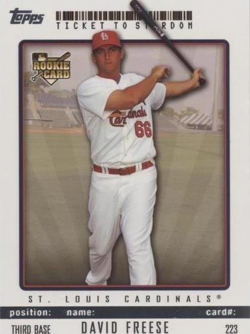 2009 Topps Ticket To Stardom - David Freese #223 - 1 of 1