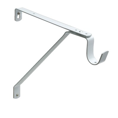 Nuk3y Heavy Duty Adjustable Shelf Rod Support Bracket white