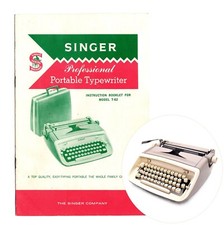 Singer Professional Typewriter Instruction Manual User Repro Vtg T-60 Royal thumbnail
