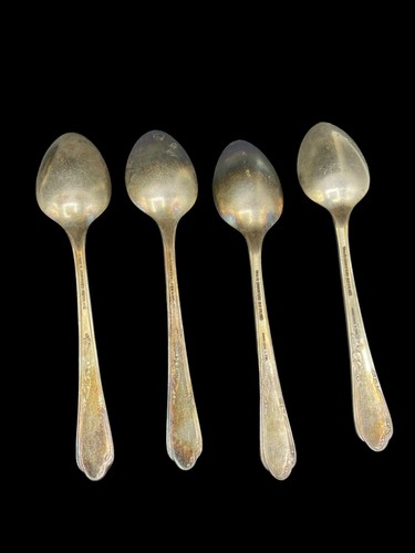 25 WM A Rogers A1 Plus Meadowbrook Silver-Plate Ivy Leaves Forks Spoons Knives - Picture 17 of 20