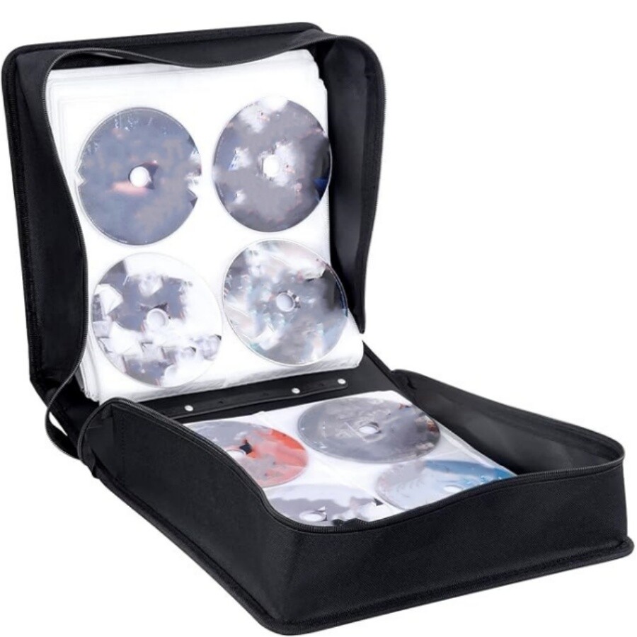 520 Disc CD DVD Organizer Holder Storage Case Bag Wallet Album Media ...