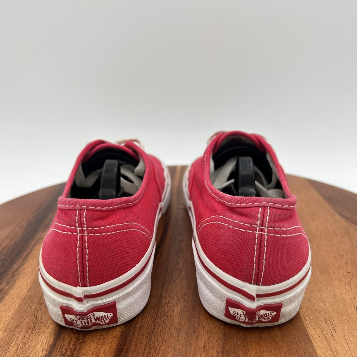 Vans Old School Low Sneaker Shoes Red White TC7H Lace Up