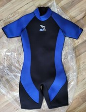IST Proline Black Blue Scuba Surf Wet Suit Size S