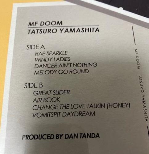 Tatsuro Yamashita Mf Doom Vinyl Record Limited Edition