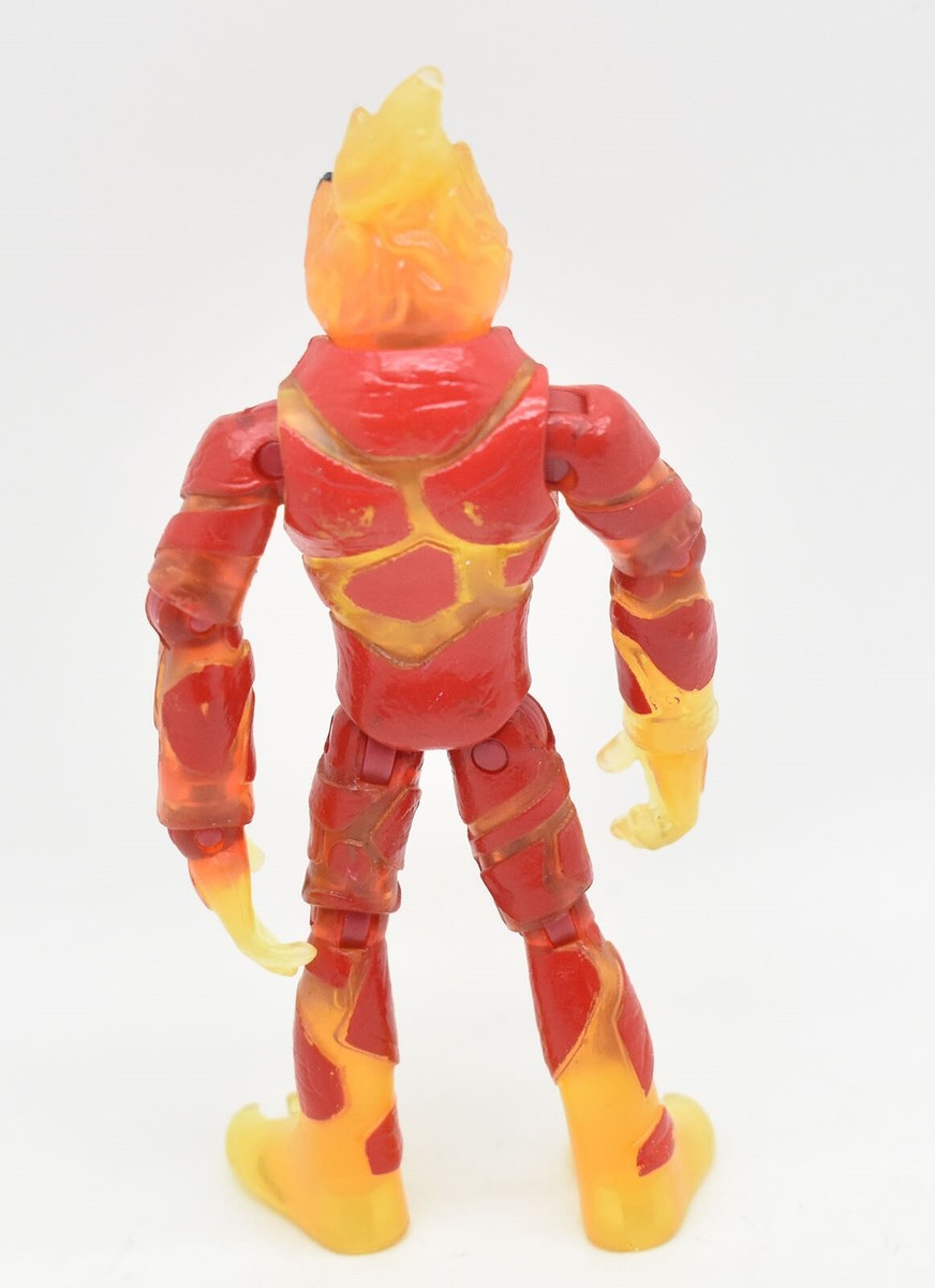 Figurine Ben10 Heatblast – Giochi Preziosi – 13 Cm Avec Accessoire – Collection Ben 10 – Détails Fidèles Au Dessin Animé