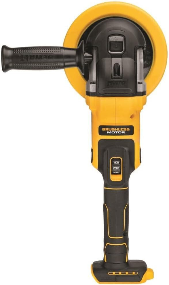 DEWALT 20V MAX* XR Cordless Polisher, 7-Inch, 180 mm, Tool Only (DCM849B)