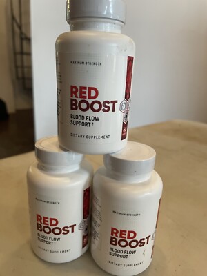 Red Boost Blood Flow Support Dietary Supplement (3 Pack)