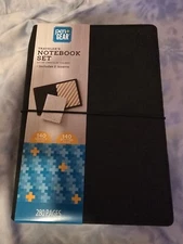 Pen+Gear Travelers Notebook Set Black