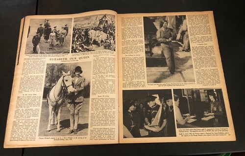 Sept 1952 EVERYBODYS WEEKLY UK Magazine - 35 Pgs - Queen Elizabeth, Claire Bloom - Imagen 6 de 8
