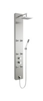 Ultra As374 Stainless Steel Easton Thermostatic Shower Panel - Silver Ultra As374 Stainless Steel Easton Thermostatic Shower Panel - Silver