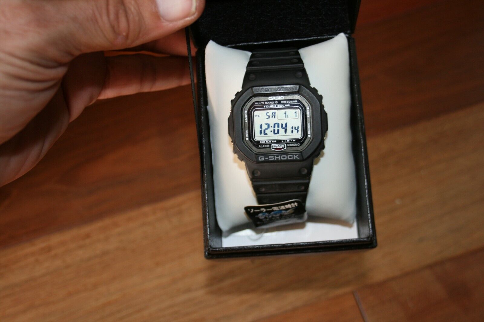 Casio+G+Shock+GW-5000-1JF+43mm+Black+Stainless+Steel%2FResin+Case+