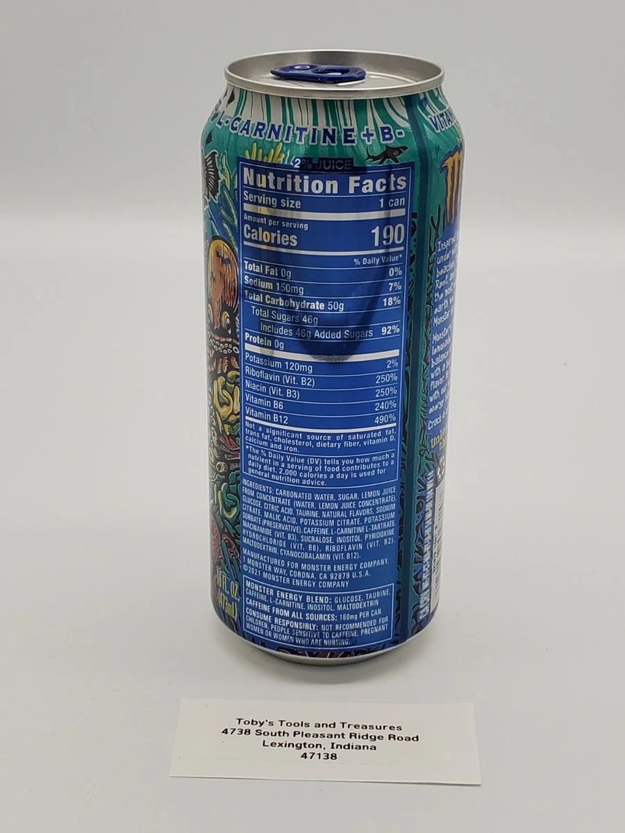 MONSTER Punch Aussie Style Lemonade 473 Ml Lbs 12/Case, 42 OFF