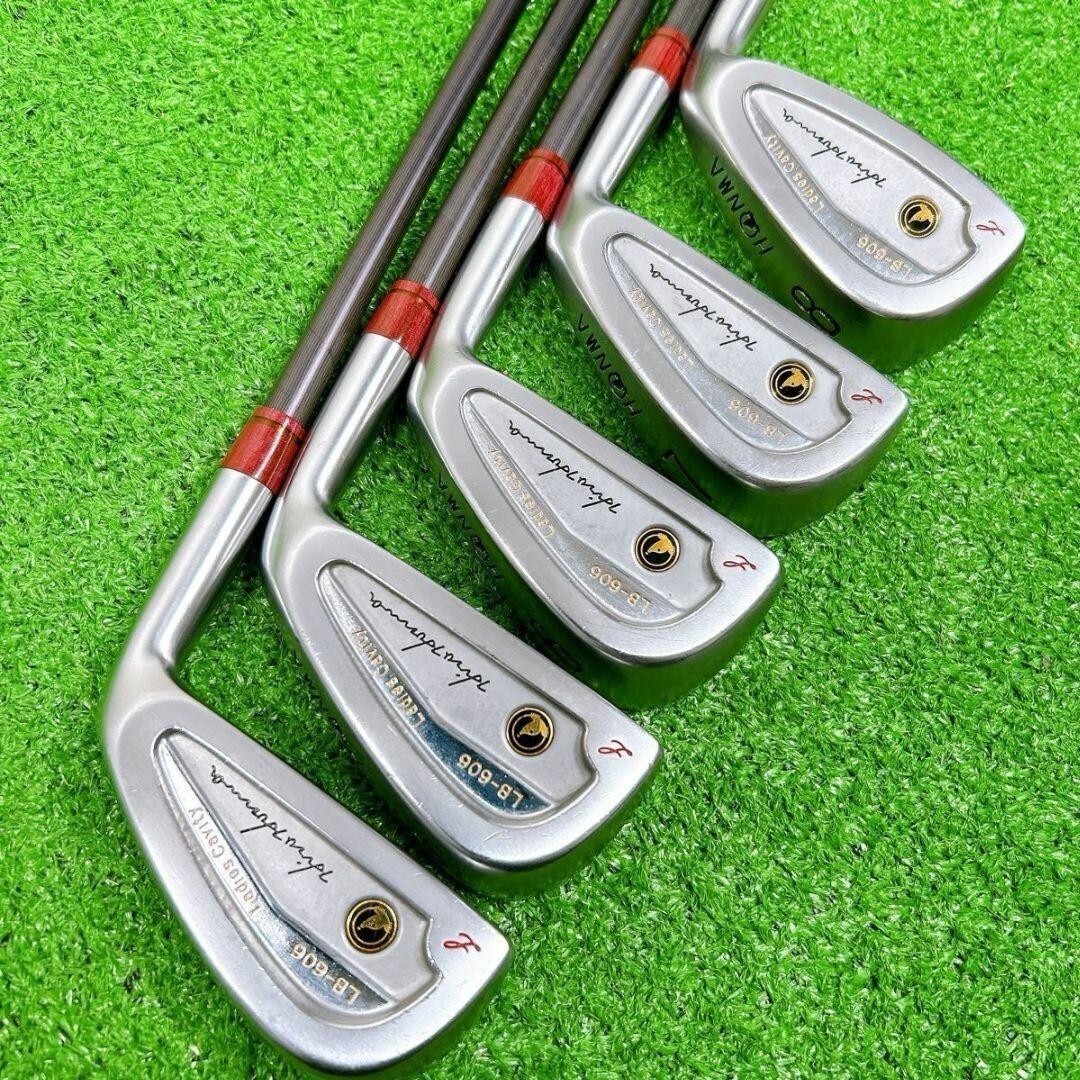 HONMA LB-606 レディースアイアン 軽量カーボンシャフト 4〜11番 本間ゴルフ - HONMA LB-606 レディースアイアン 軽量