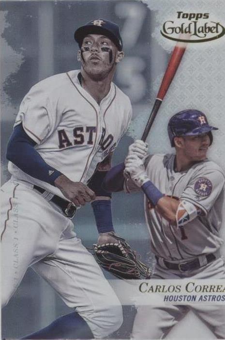 2017 Topps Gold Label - Carlos Correa #90 - 1 of 1