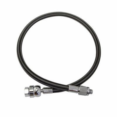 MiFlex (DS) Dual Swivel LP Regulator Braided Hose Dive Second Stage Scuba Black
