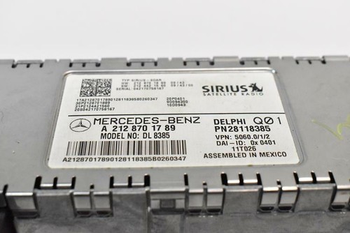 10-13 MERCEDES W207 E350 E550 SIRIUS SATELLITE RADIO CONTROL MODULE 2128701789 - Picture 9 of 9