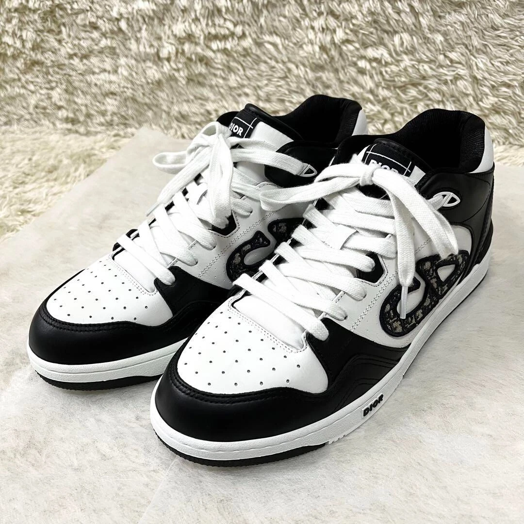 Baskets mi haut Dior B57 noir x blanc 43