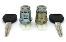 NEW LatchWell Door Lock Cylinder Set w/Keys PAIR / FITS LISTED HONDA & ACURA