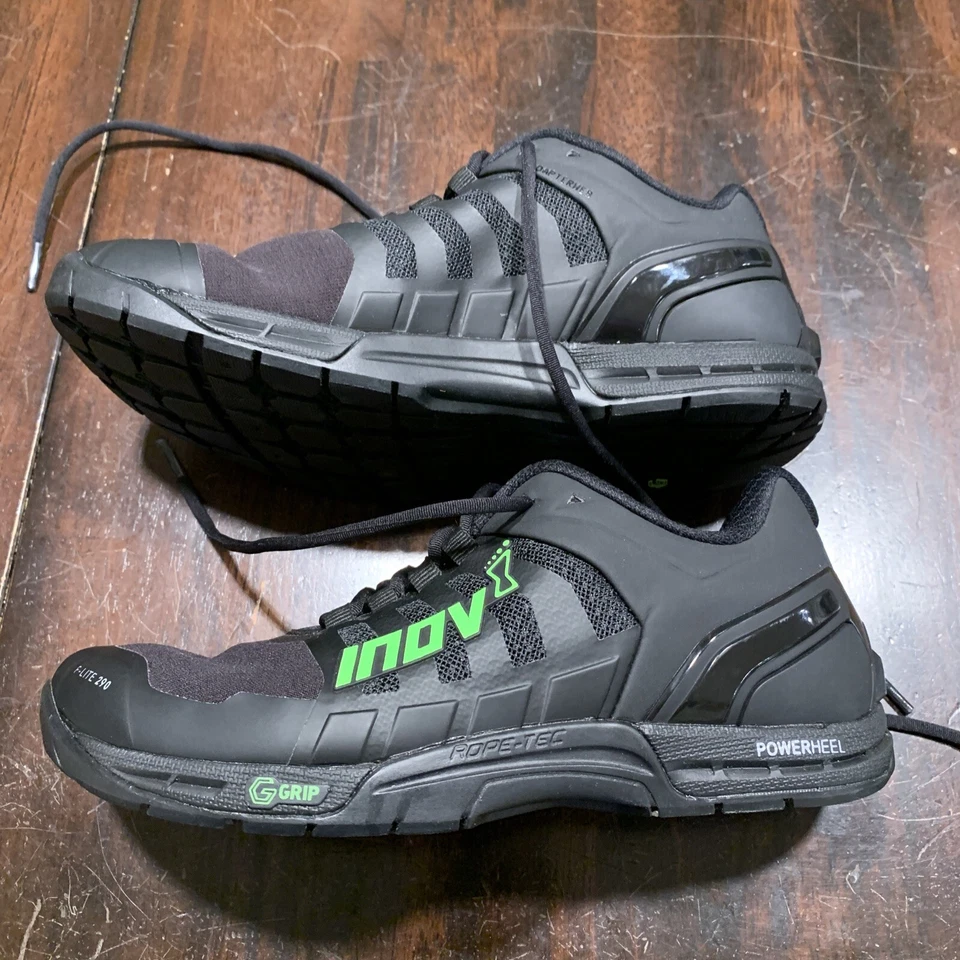 Zapatos Inov-8 F-Lite G 290 000783 Negro/Verde Talla US W 6 / US M 4.5 Nuevos Sin Caja Foto 4 de 4