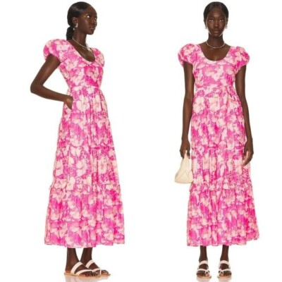 chinese dress ladies Baltic Born Womens Karalie Maxi Dress | Navy Floral main image 1