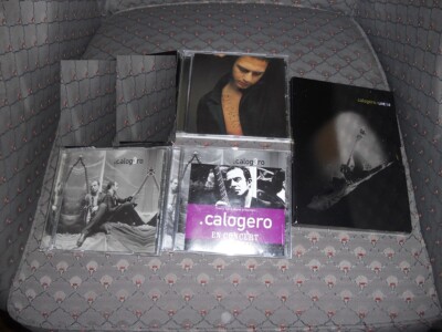3 CD Calogero in Concert + Face a la Mer + Calo + Box 2 DVD Live 1.0