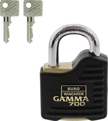 BURG WÄCHTER Vorhängeschloss Sicherheit Schloss Gamma 700 55 SB Messing NEU OVP