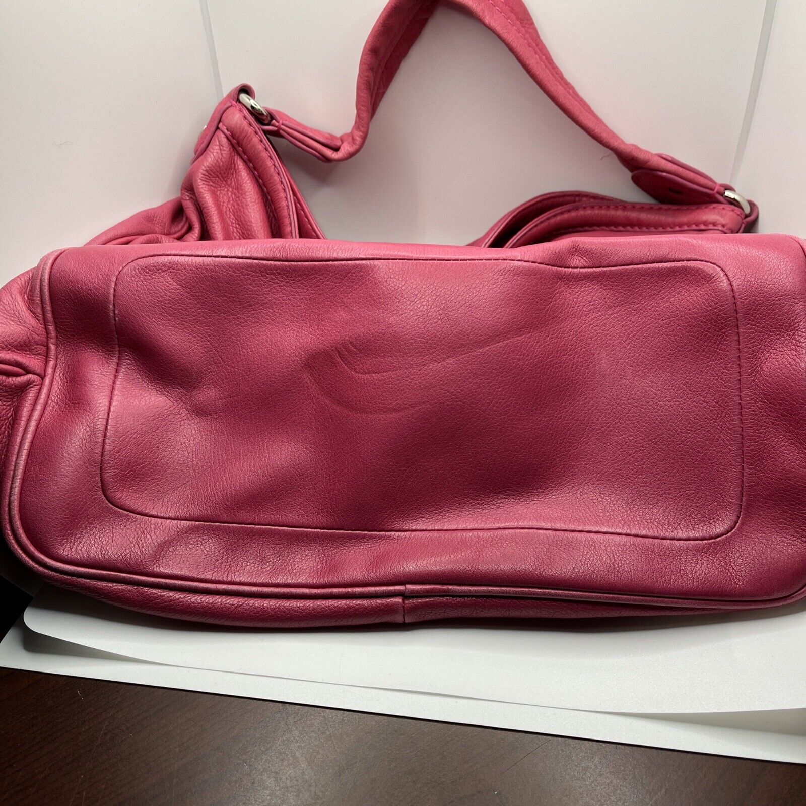 Marc Jacobs slouchy oversized Pink hobo bag purse… - image 4