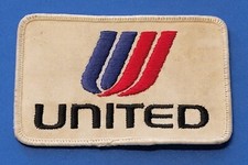 Vintage United Airlines Employee Patch Uniform Shirt (DIRTY GOOD USED STAINED)