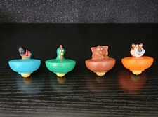 🔷️COMPLETE COLLECTION 4/4 "PIRINOLAS KELLOGG'S " 90's  MEXICO Sabritas Tazos...