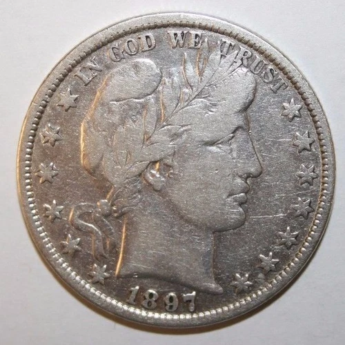 1897 Barber Silver Half Dollar CC78