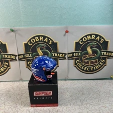 Simpson Dale Earnhardt MINI Replica Helmet Track Racing Nascar Championship 