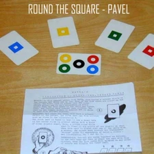 ROUND THE SQUARE - By PAVEL  - CLOSE UP MAGIC TRICK  - "VINTAGE"